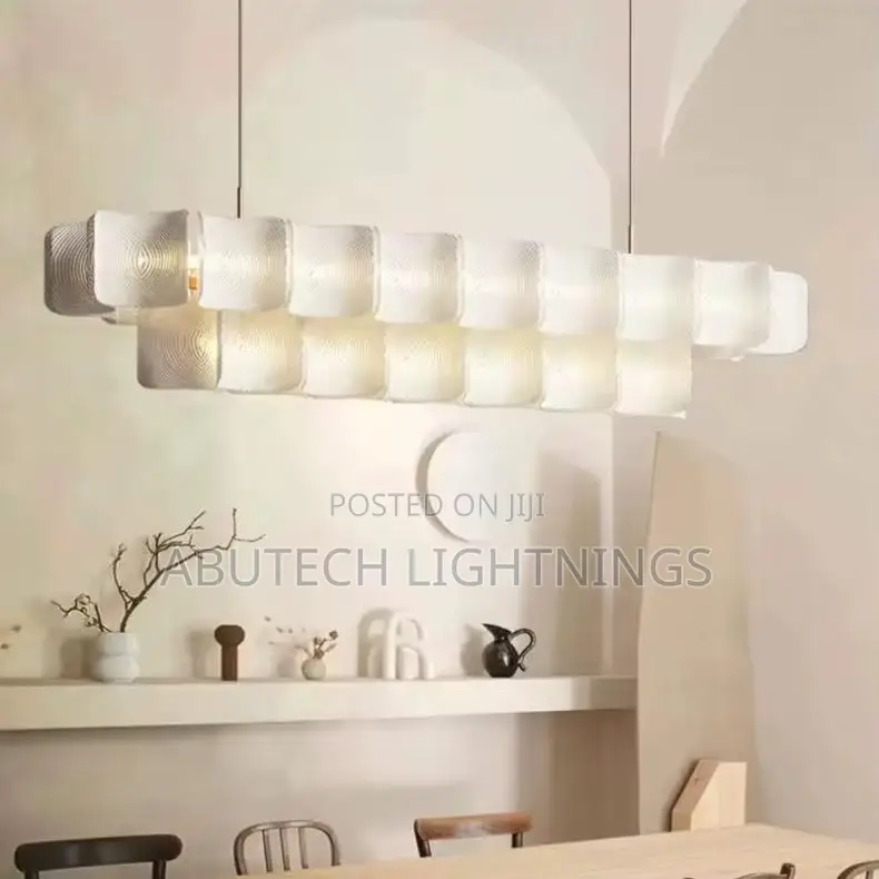 L 1200mm Acrylic Dinning Chandelier