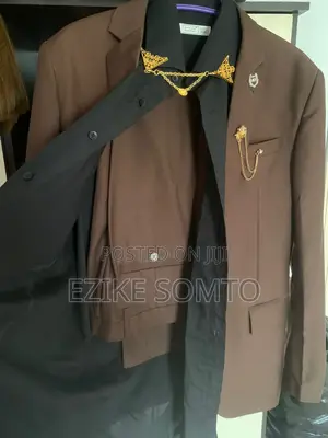 Brown Men's 2 Piece Suit