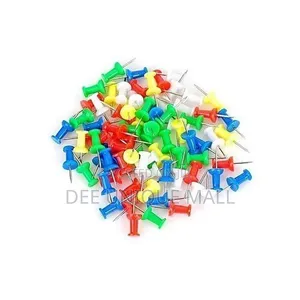 Multi Color Pushpin for Wig Making, Stationaries E.T.C. 100 PCS
