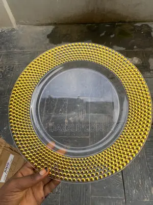 Acrylic Charger Plate (50) PCS