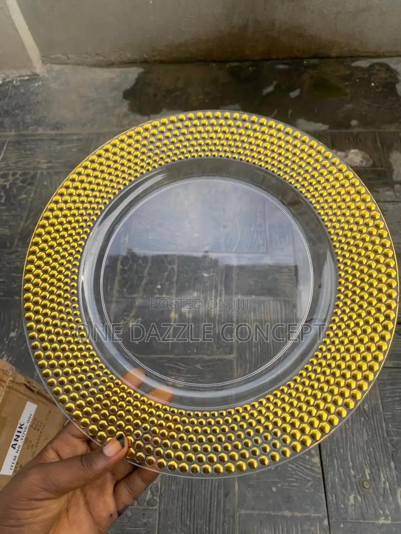 Acrylic Charger Plate (50) PCS