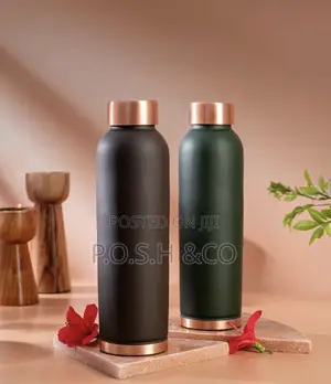 1000ml Handcrafted Pure Copper Drinking Water Bottle