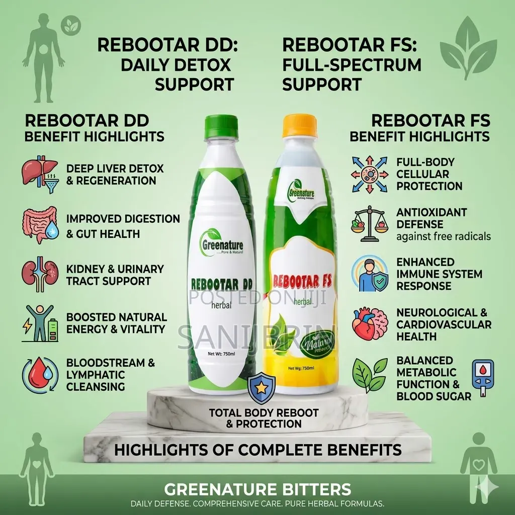 Rebootar Dd + Rebootar Fs Combo - Full Body Detox Immune Shield