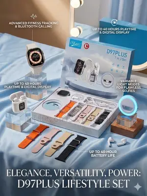 D97plus 7in3 Set of Watch With Earpod and Mini Light