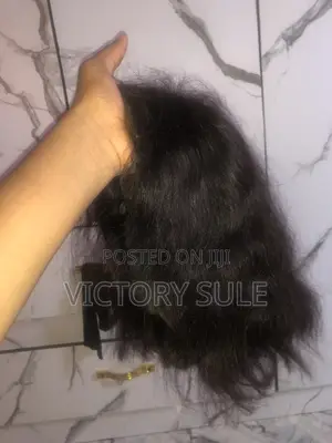 Neatly Used Full Frontal 100% Human Hair, 10 Inches