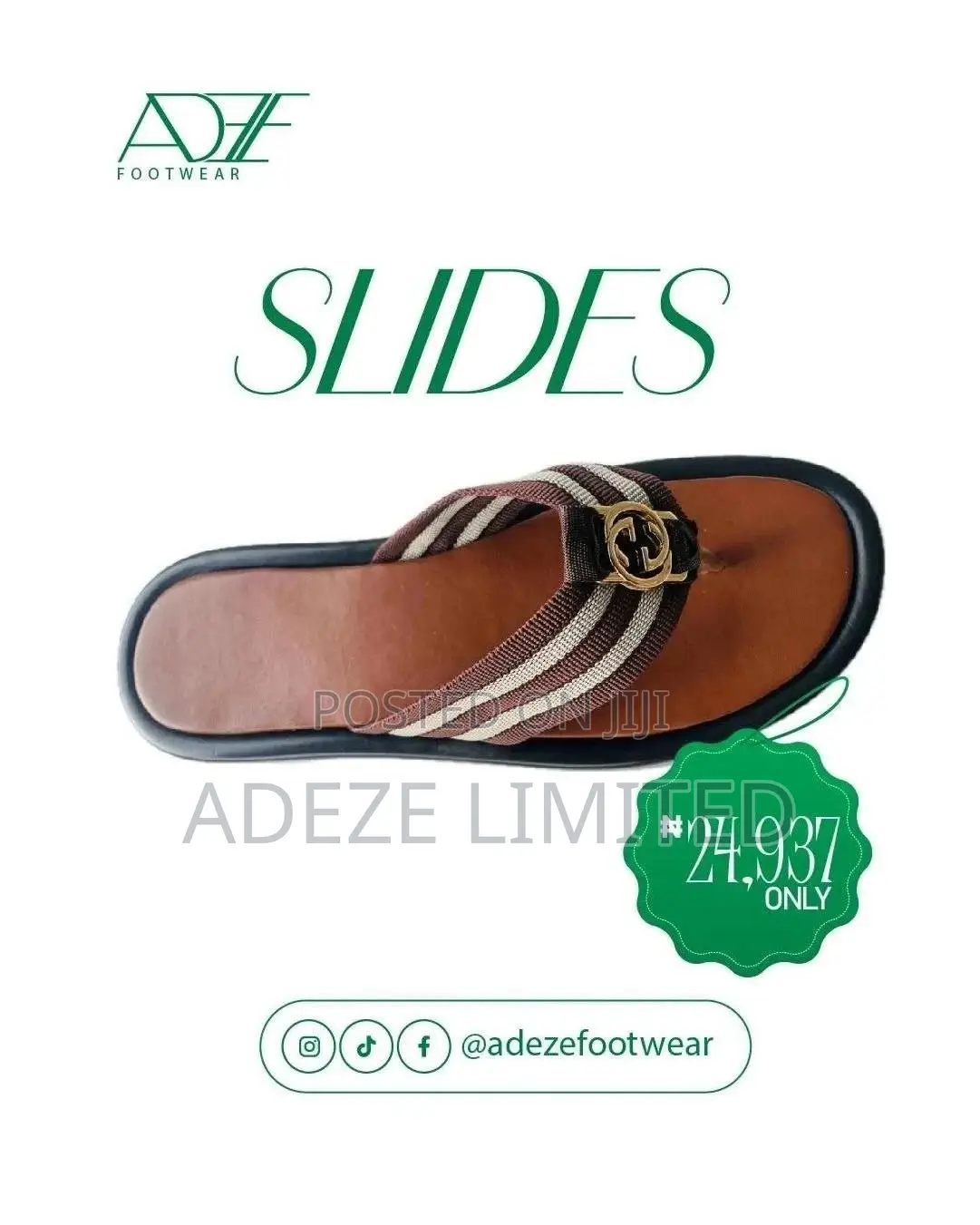 Azebra Palmslippers