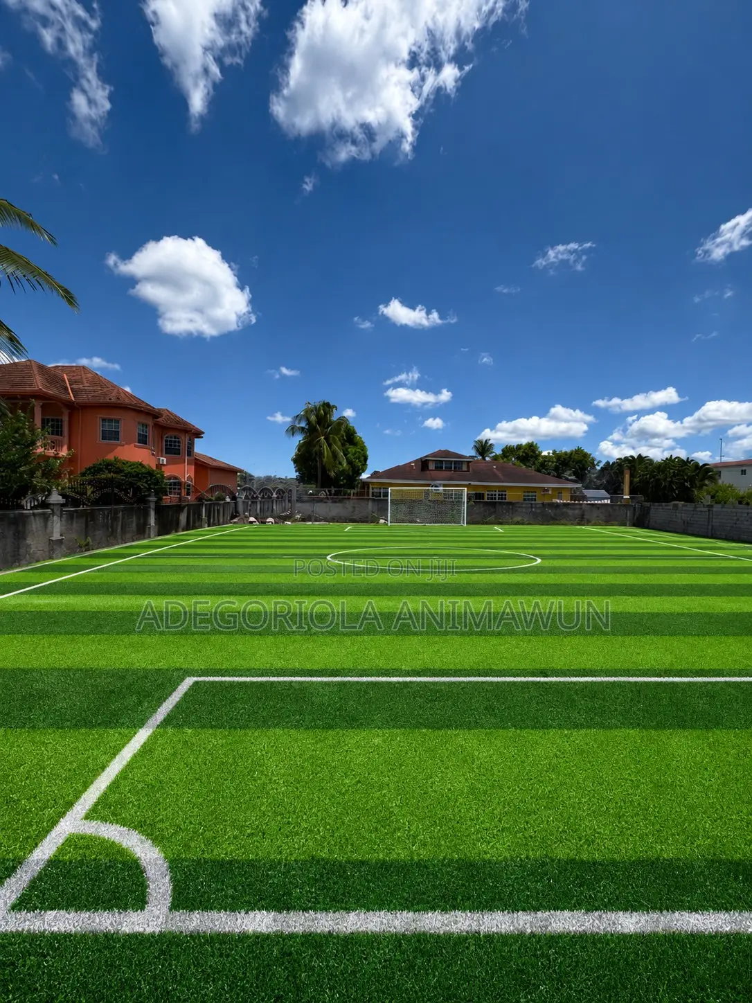 Double Colour Football Artificial Grass – 50mm Turf