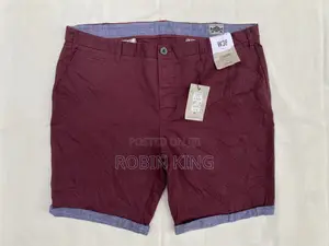 Denim Co Burgundy Chinos Shorts Size W38 L18
