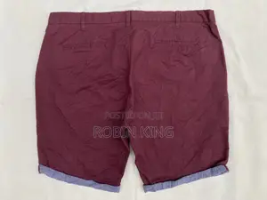 Denim Co Burgundy Chinos Shorts Size W38 L18