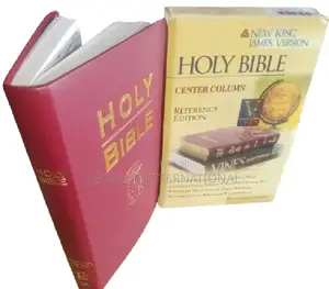 Holy Bible NKJV Center Column Reference Edition, Wine- Leathersoft