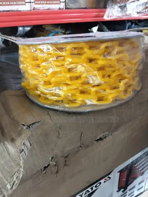 6mm Plastic Chain Yellow Colour