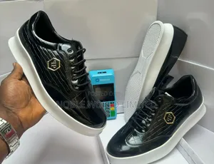 Original Black Lace Up Shoes Aku 6h