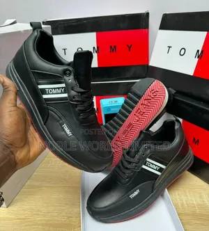 Tommy Hilfiger Black Men's Shoes Aku 7i
