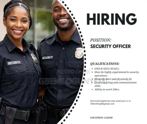 A Security Company Is Looking For Dilligent And Hardworking People