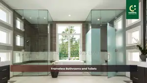 Frameless Glass Bathroom Partition (Cubicle)