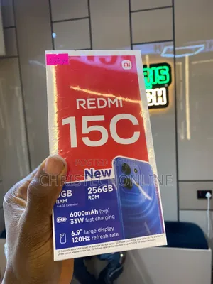 New Xiaomi Redmi 15C 4G 256 GB Black