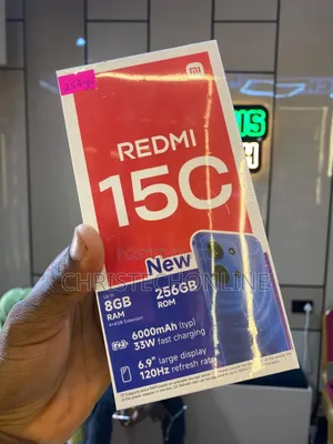 New Xiaomi Redmi 15C 4G 256 GB Black