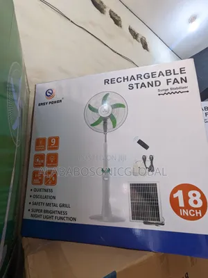 Solar Rechargeable Fan