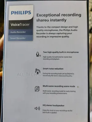 Philips Voicetracer Audio Recorder