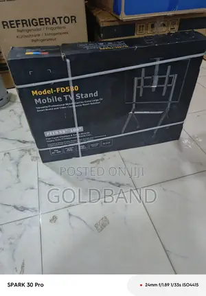 Mobile Tv Stand Fd580 Rolling Display Cart