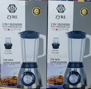 Zyre Stainless Blender 2 in 1