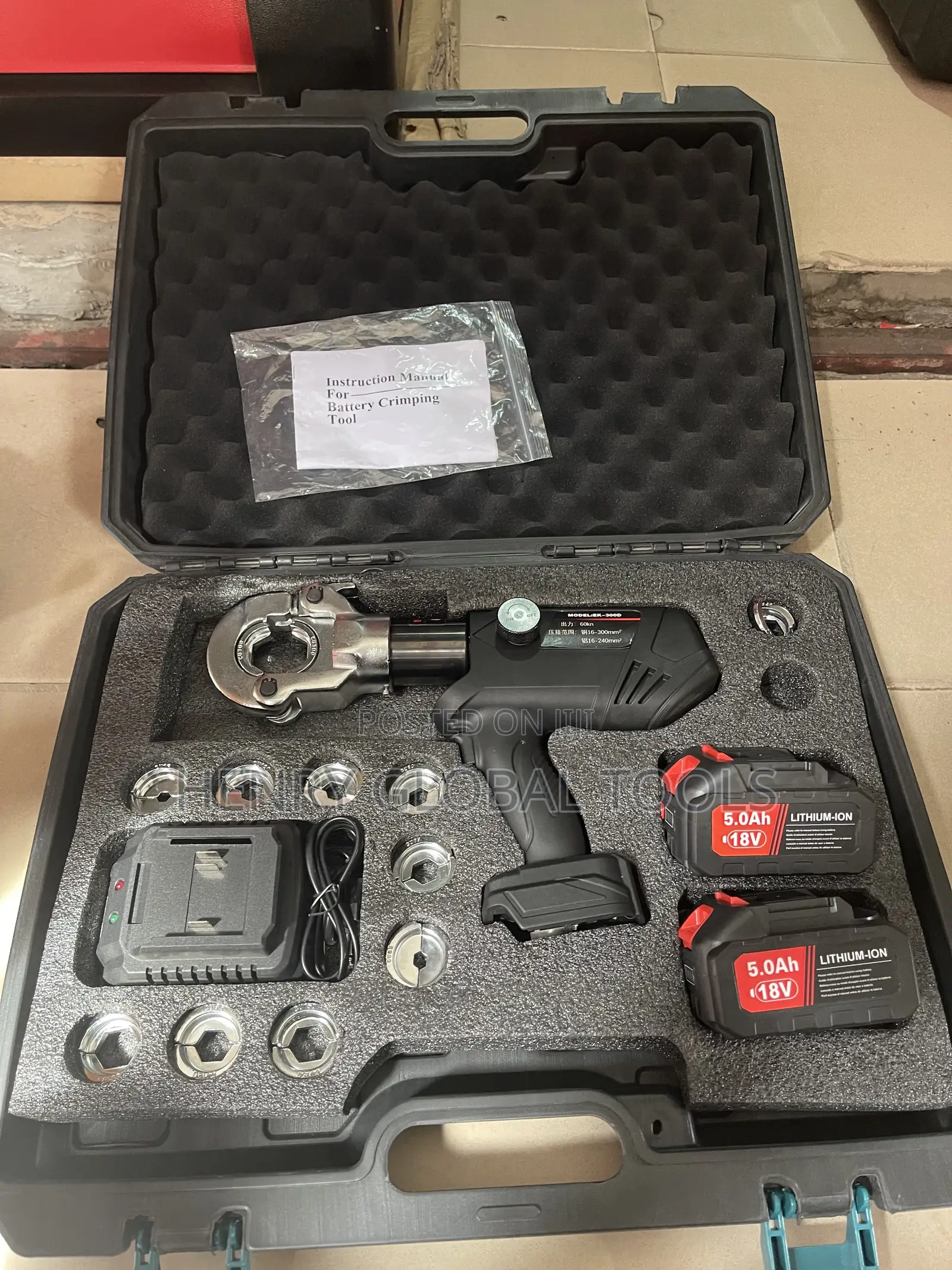 16mm-300mm Battery Hydraulic Crimping Tools Machine