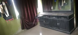 Black Dressing Mirror Cabinet