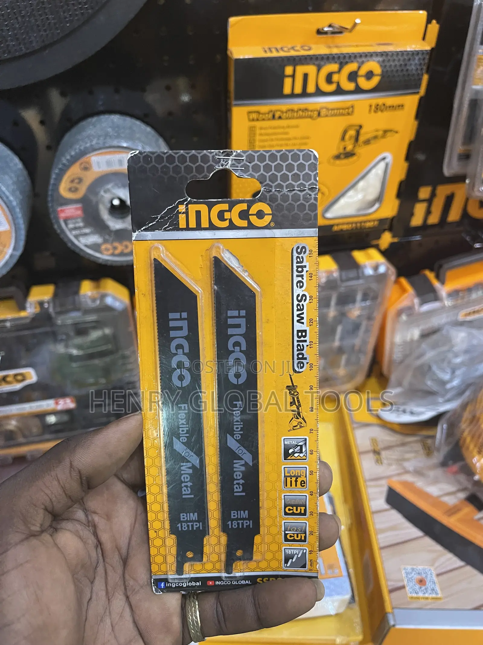 Ingco Reciprocating Saw Blade for Iron Machine