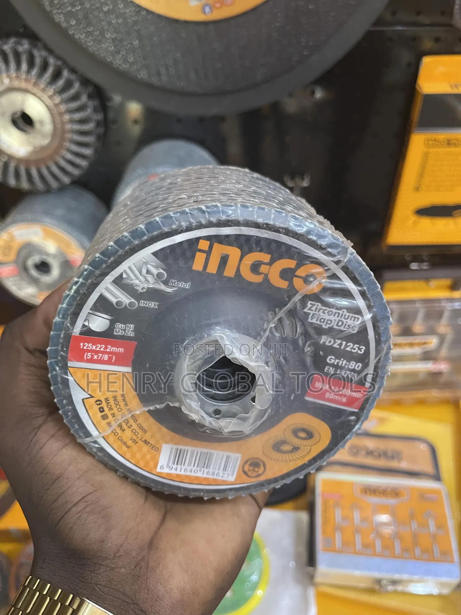 5” Ingco Flap Disc Sand Paper Sanding Disc
