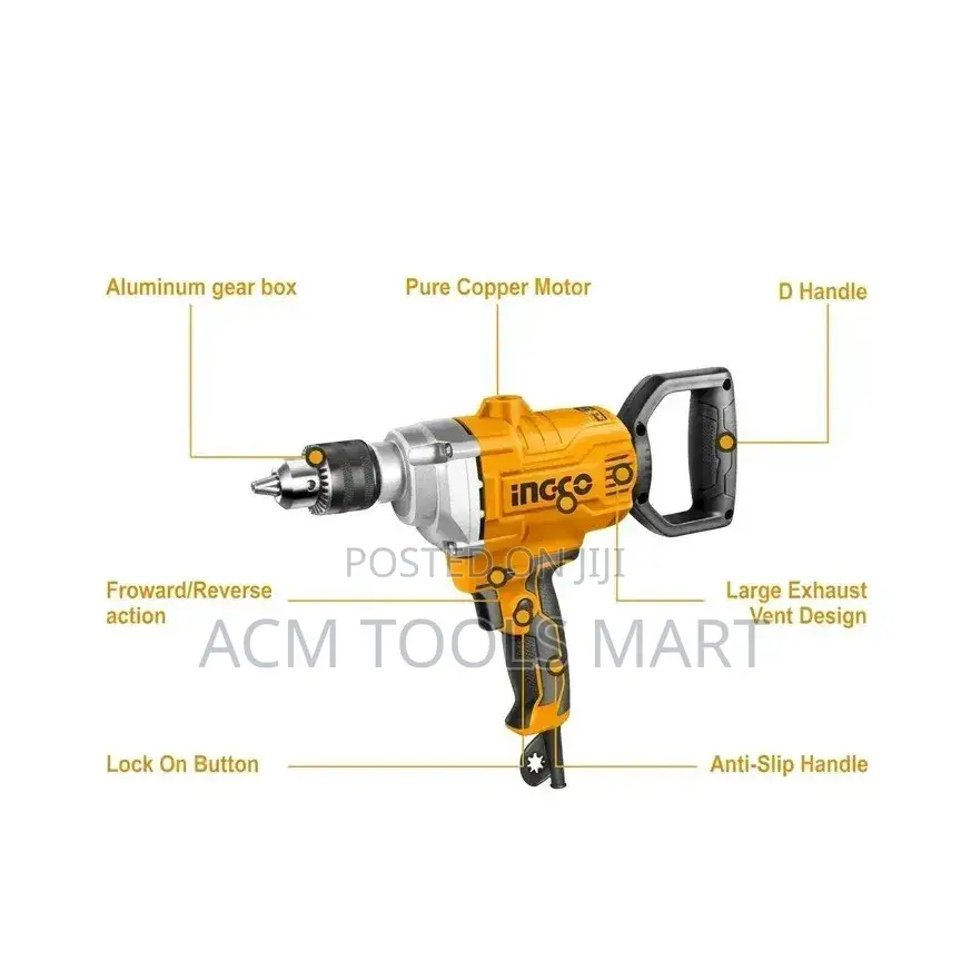 Heavy-duty, 1100w Electric Handheld Mixer And Dual-function Drill