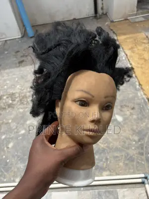 Human Hair Training Head Dummy Mannequin