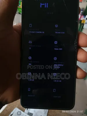 Tecno Camon 18i 128 GB Blue