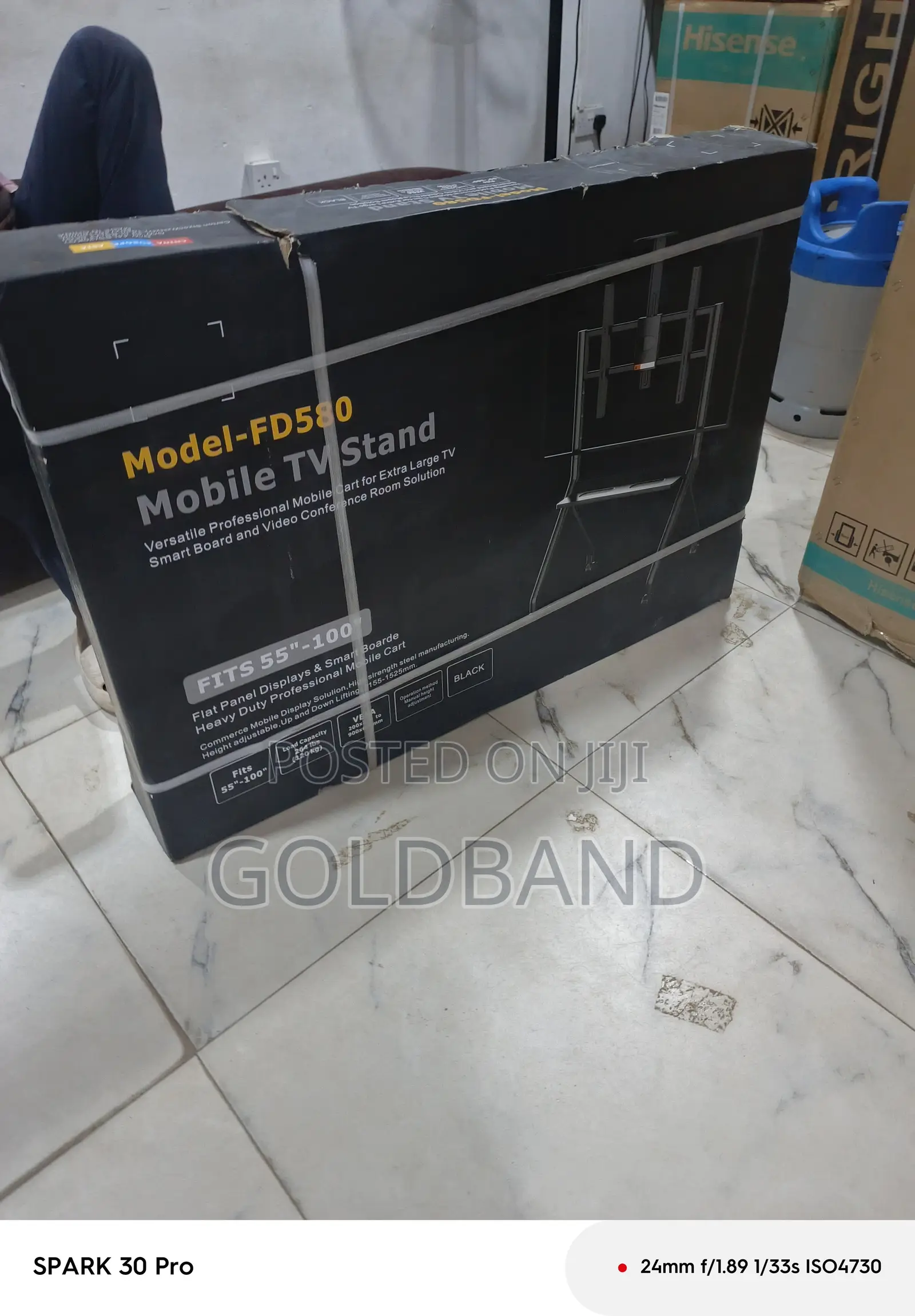 Mobile Tv Cart Fd580 for Led LCD TVS