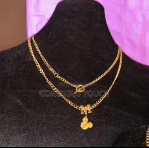 Trendy Layered Gold-Tone Chains Necklaces