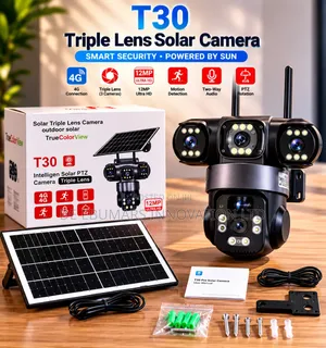 T30 Triple Lens Solar PTZ Camera