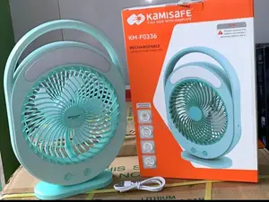 Mini Rechargeable Desk Fan / Led Light – Kamisafe Km-F0336
