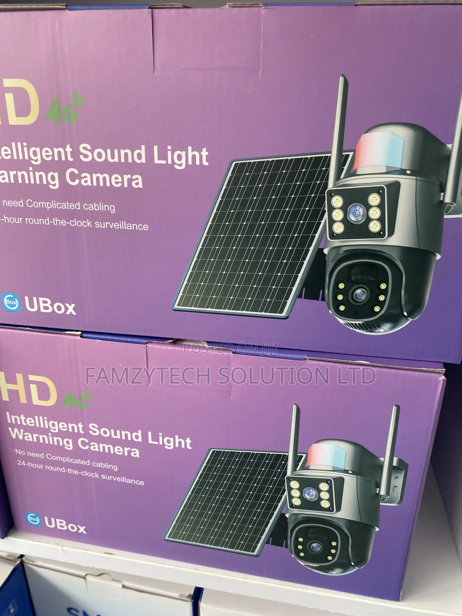 4g Dual Lens Ubox Solar Camera