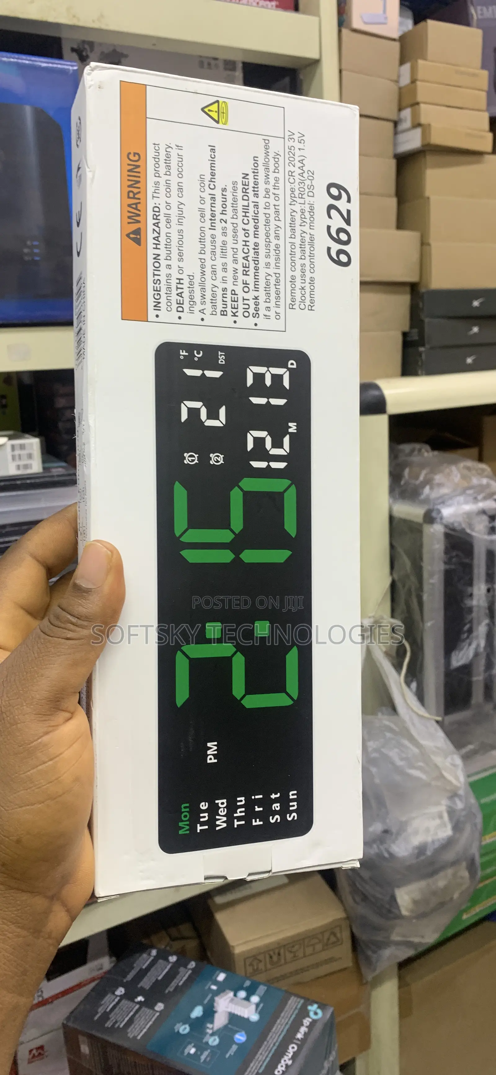 Digital Wall Clock With Display