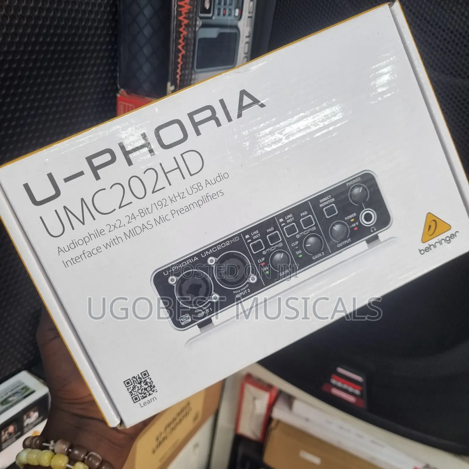 Behringer U-phoria Umc202hd Usb Audio Interface