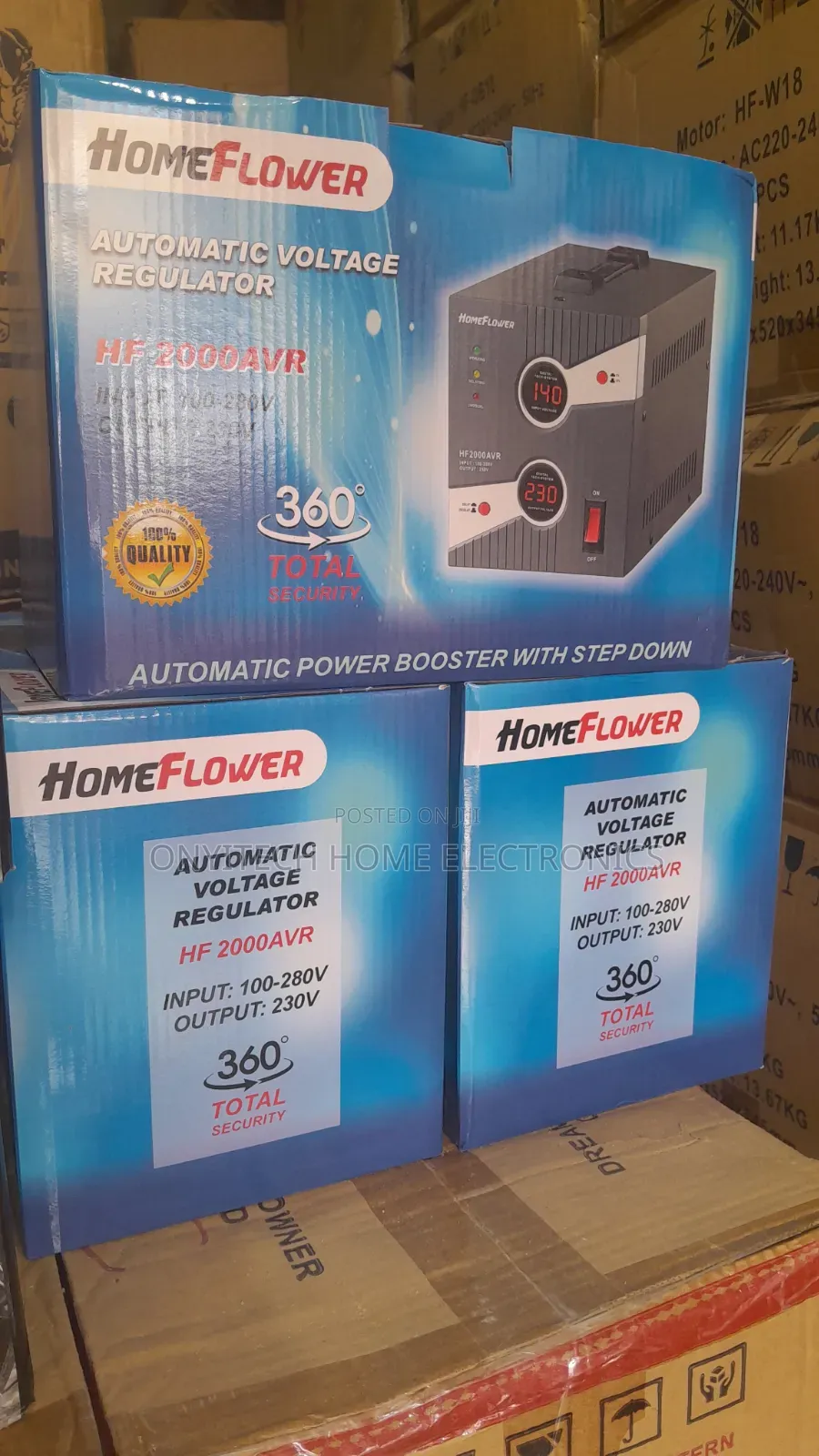 Homeflower Digital Automatic Voltage Regulator [Hf-2000avr]