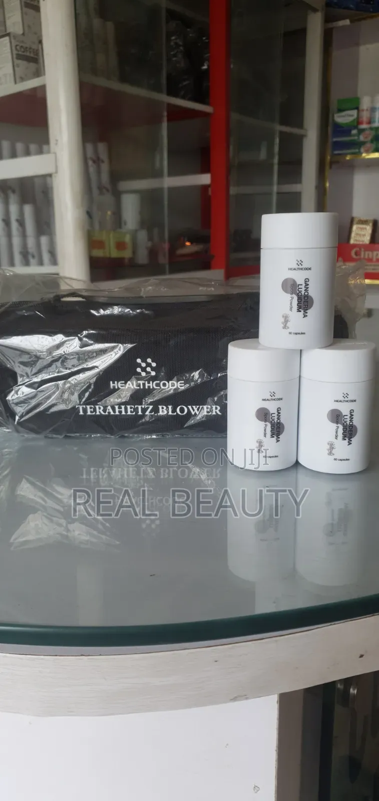 Terahertz Blower + Ganoderma Spore Capsules – Premium Therapy Set