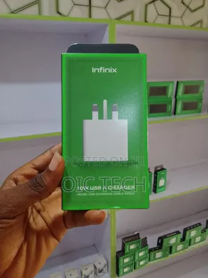Infinix 10w Usb-a Fast Charger With Micro Usb Cable