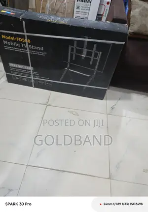 Mobile Tv Rack Fd580 for Offices