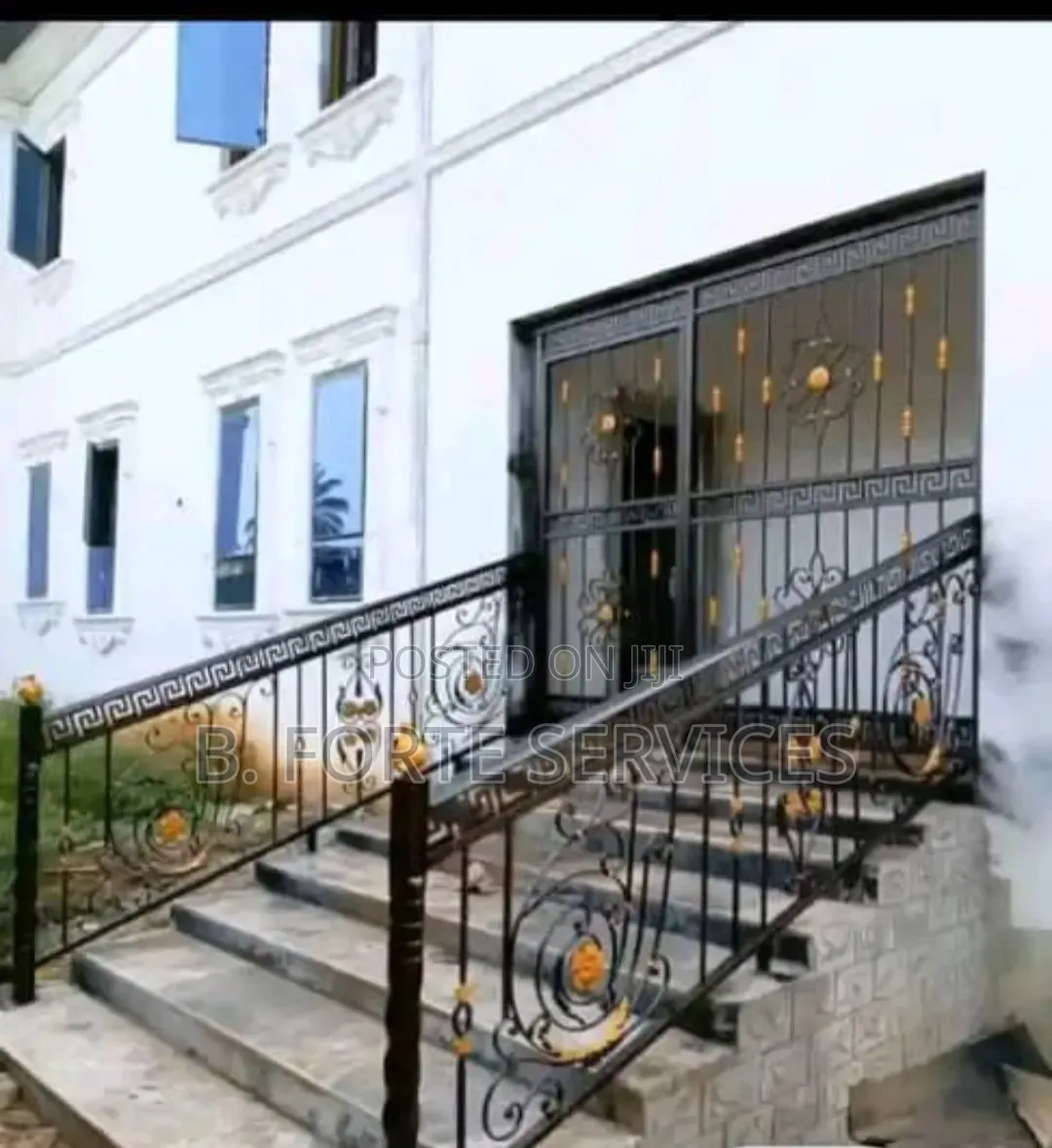 Decorative Wrought Iron Staircase Balcony Rail