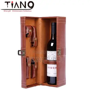 Leather Wine Box Set