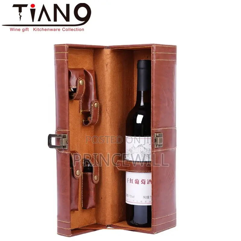 Leather Wine Box Set