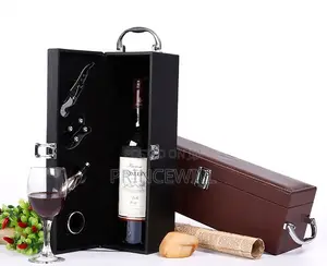 Leather Wine Box Set