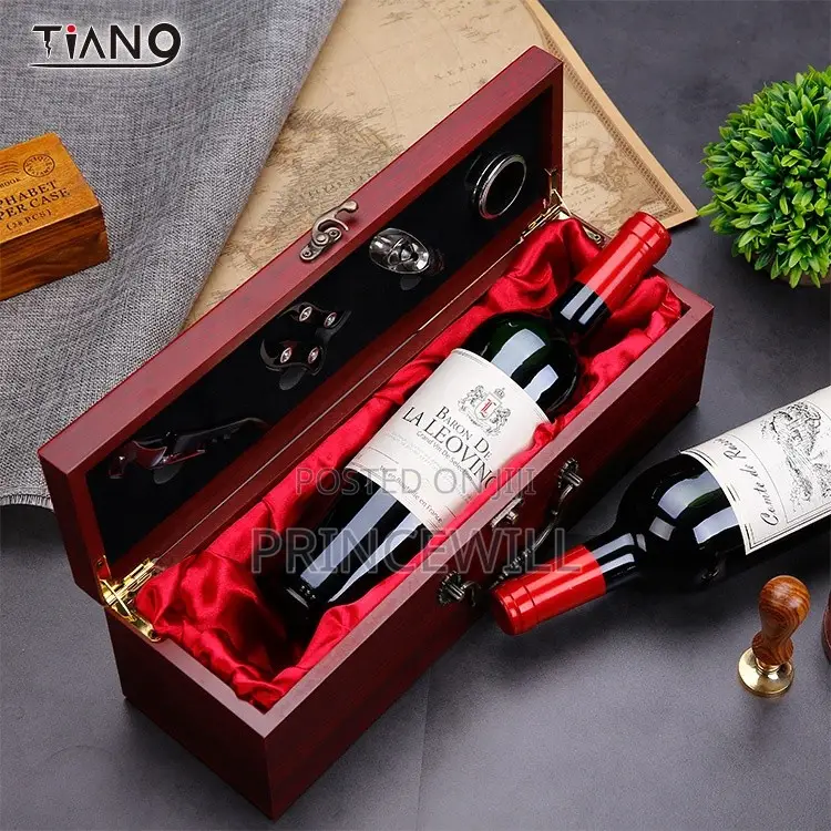 Leather Wine Box Set