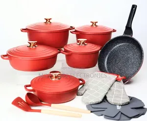 Donnor 18pcs High Quality Non-Stick Die Cast Aluminum Cookware Set