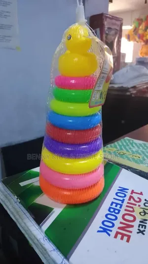 Colourful Pyramid Stacking Ring